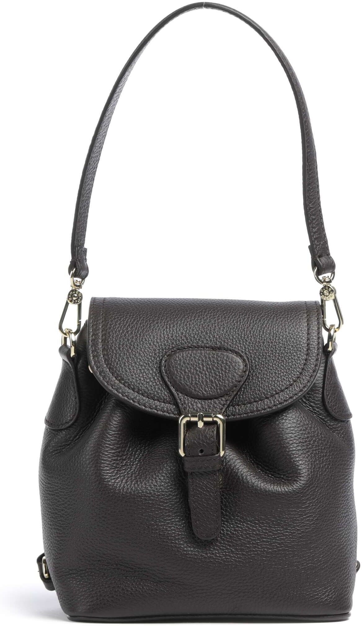 Abro Agave Daily Small Rucksack-Tasche aus Leder, braun