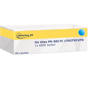 kompatibel für Utax PK-5017C 1T02TVCUT0, 6000 Seiten, cyan, Kompatibler Toner