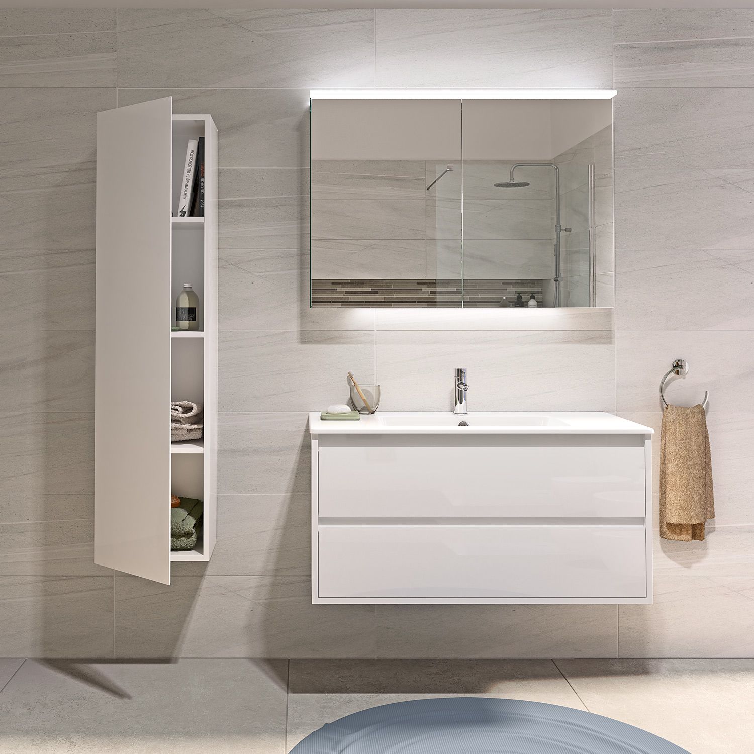 Megabad Profi Collection Loft 2.0 Spiegelschrank 60 cm