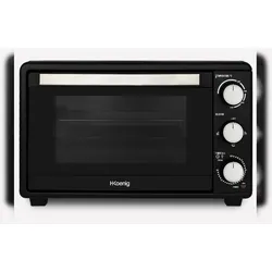 H.Koenig Mini-Backofen FO25 / 25L / Kompakter freistehender Multifunktions-Hochleistungsbackofen / 1500W / Programmierbar / 230° / 60 min