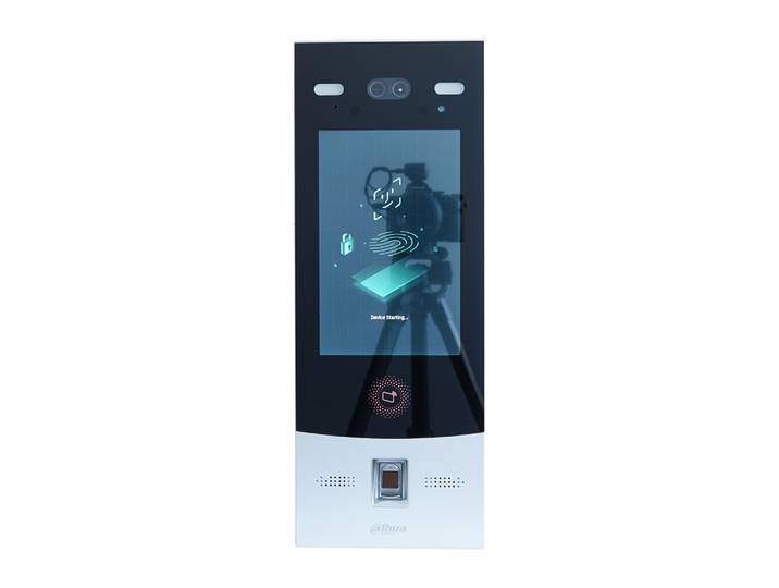 Interphone vidéo IP Dahua multilingue pour appartement, modèle VTO7541G-S2, avec reconnaissance faciale numérique, poste extérieur, sonnette SIP.