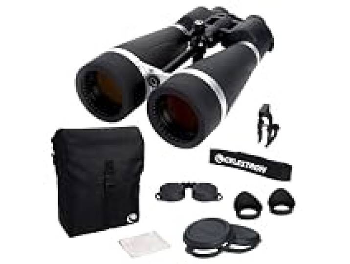 Celestron 72031 SkyMaster Pro 20 x 80 Porro Prism Binoculars, Black
