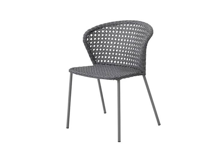 Cane-line Lean Stuhl Light Grey, Cane-Line French Weave