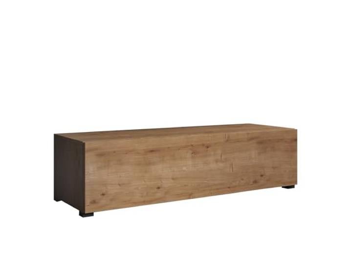 MB Muebles Bonitos TV-Lowboard Aitana M1 Eiche 120x40x30 cm Mit Füßen, 1 Tür 2 Fächer, Fernsehschrank für moderne Wohnzimmer