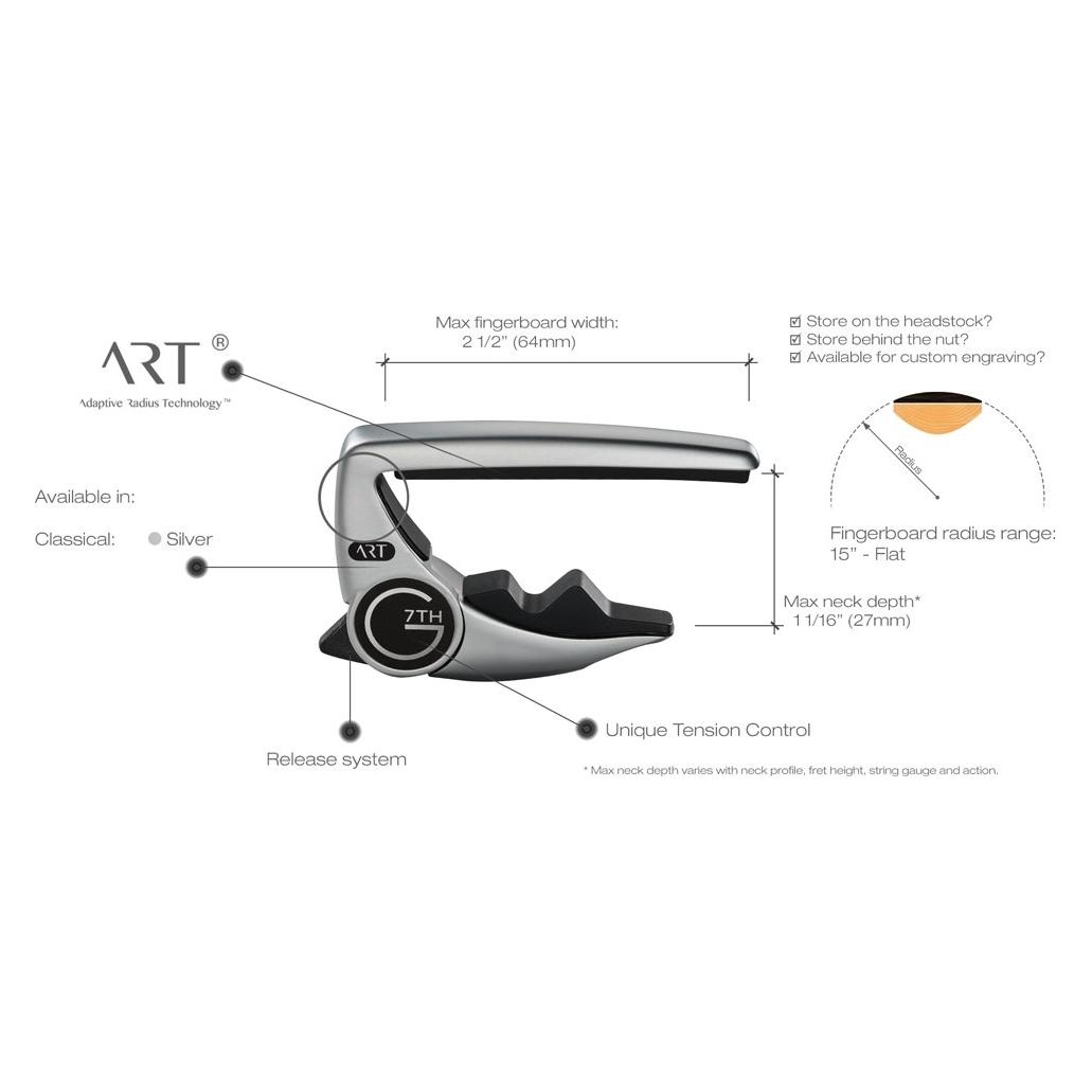 G7th Performance 3 Art Classical Silver (G7TC83013)