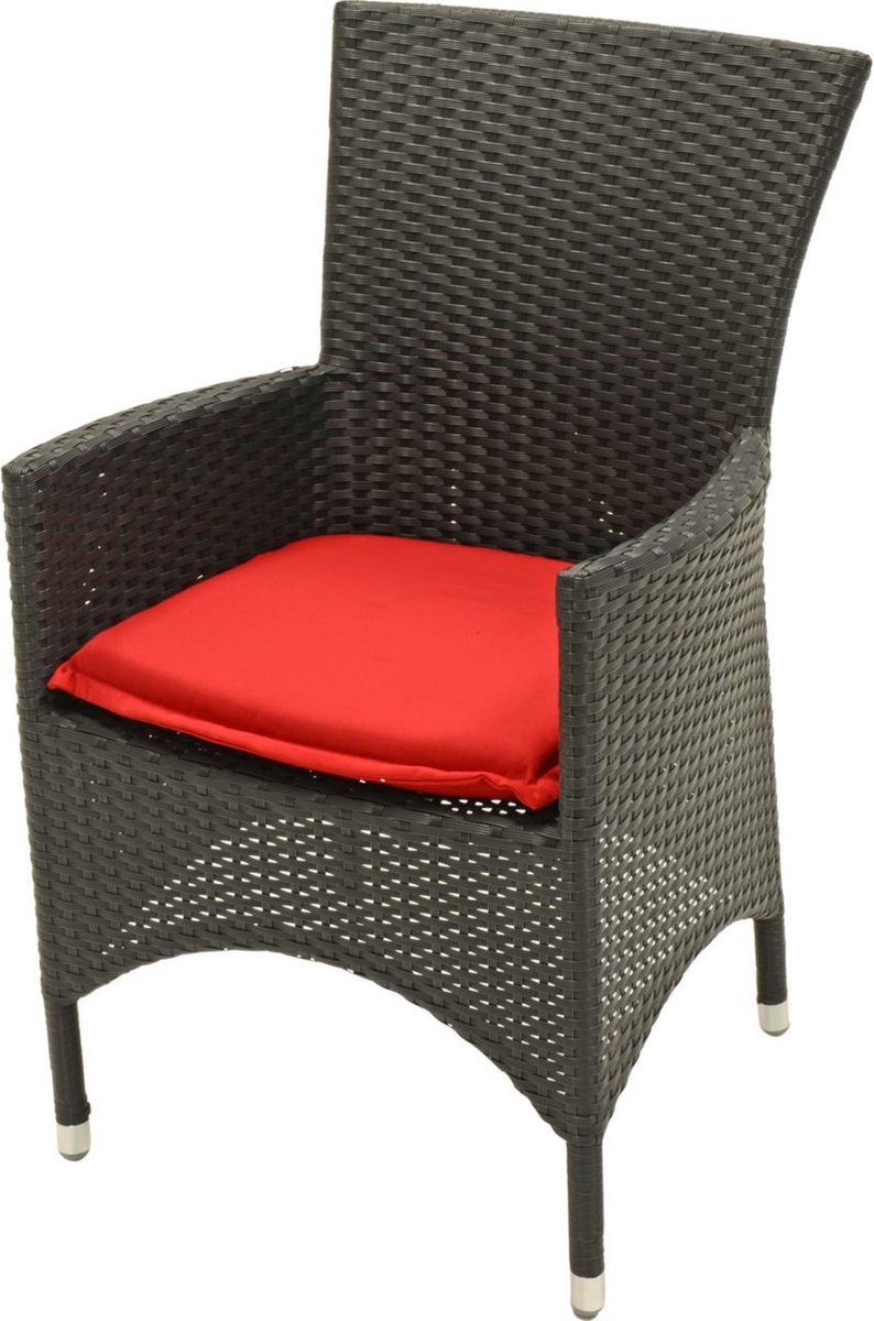 Lesliliving Sunburst Boston zitkussen - Rood