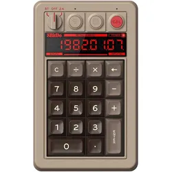 8bitdo Retro 18 (Nummernblock, Kabelgebunden, Kabellos), Tastatur, Grau