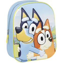 Bluey, Kindergartentasche, Schulrucksack Blau 25 x 31 x 10 cm