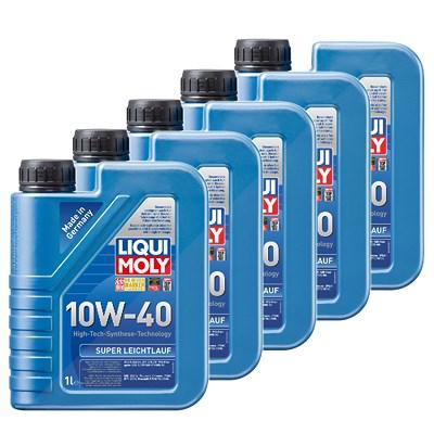Liqui Moly 5x 1 L Super Leichtlauf 10W-40 [Hersteller-Nr. 1300]