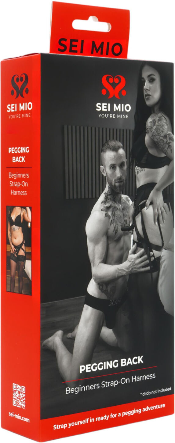 Mitac Sei Mio - Strap-On Harness - Justerbar - Sort
