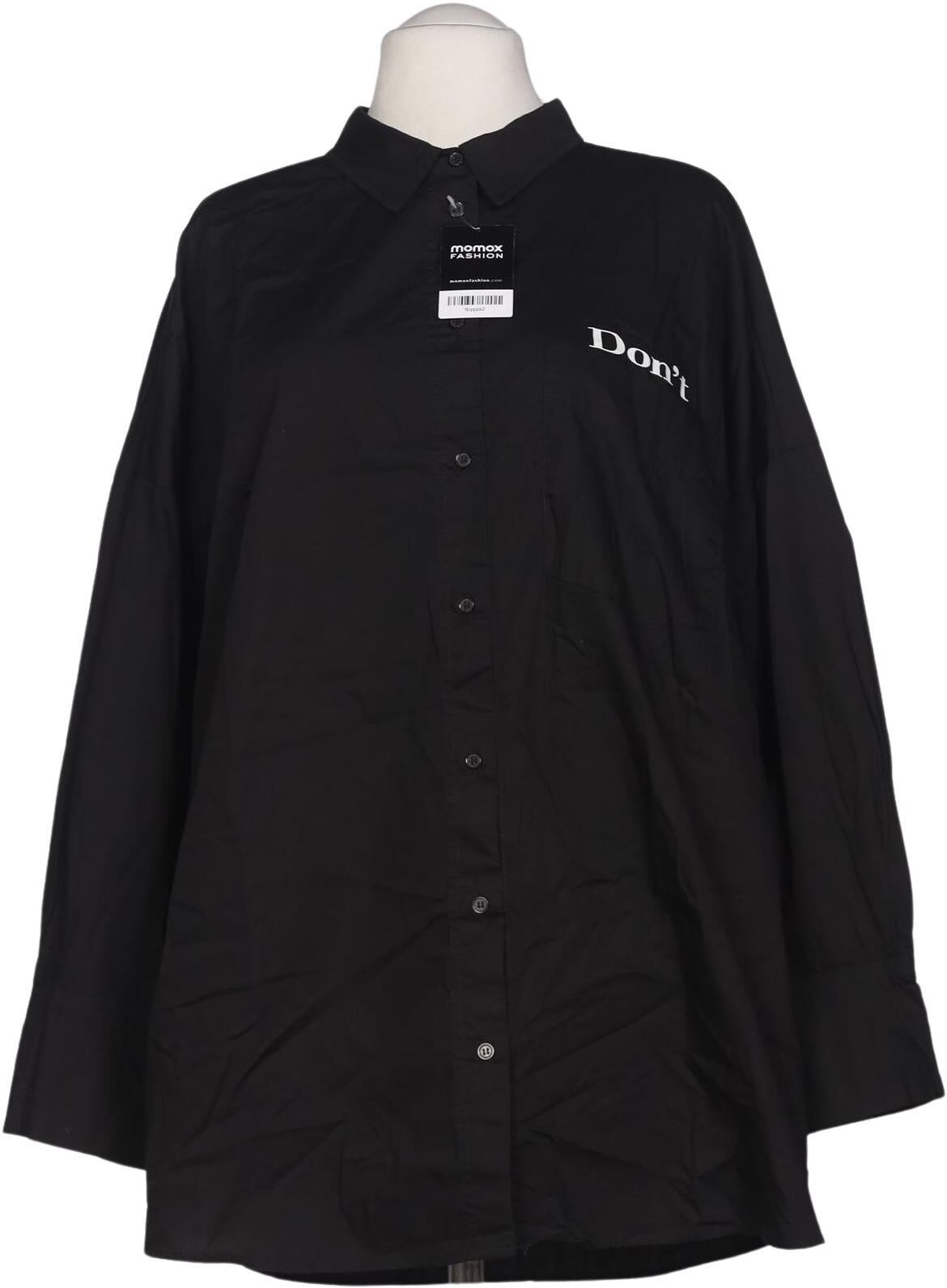 Studio Untold Damen Bluse, Schwarz, Gr. EU 54, Baumwolle - Second Hand