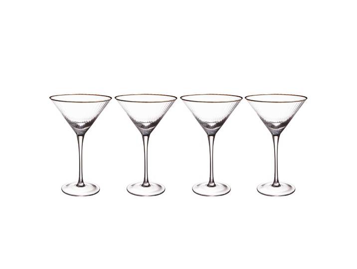 Martiniglas 4er-Set Ø 12cm Durchsichtig/Durchsichtig
