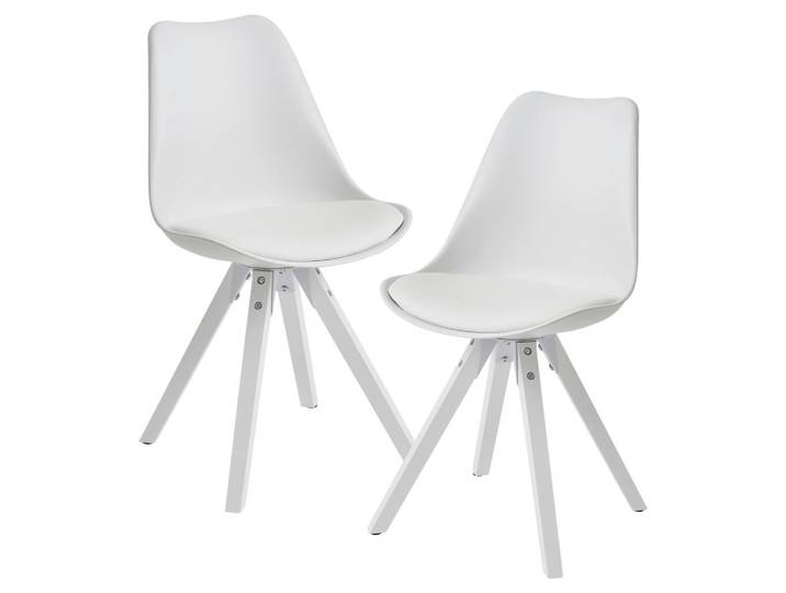Stuhl-Set Wohnling 2er-Set Weiß