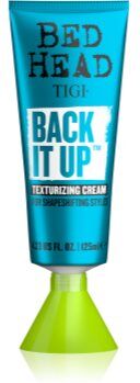 Tigi Back It Up Texturizing Cream creme styling para definir e formar 125 ml. Back It Up Texturizing Cream