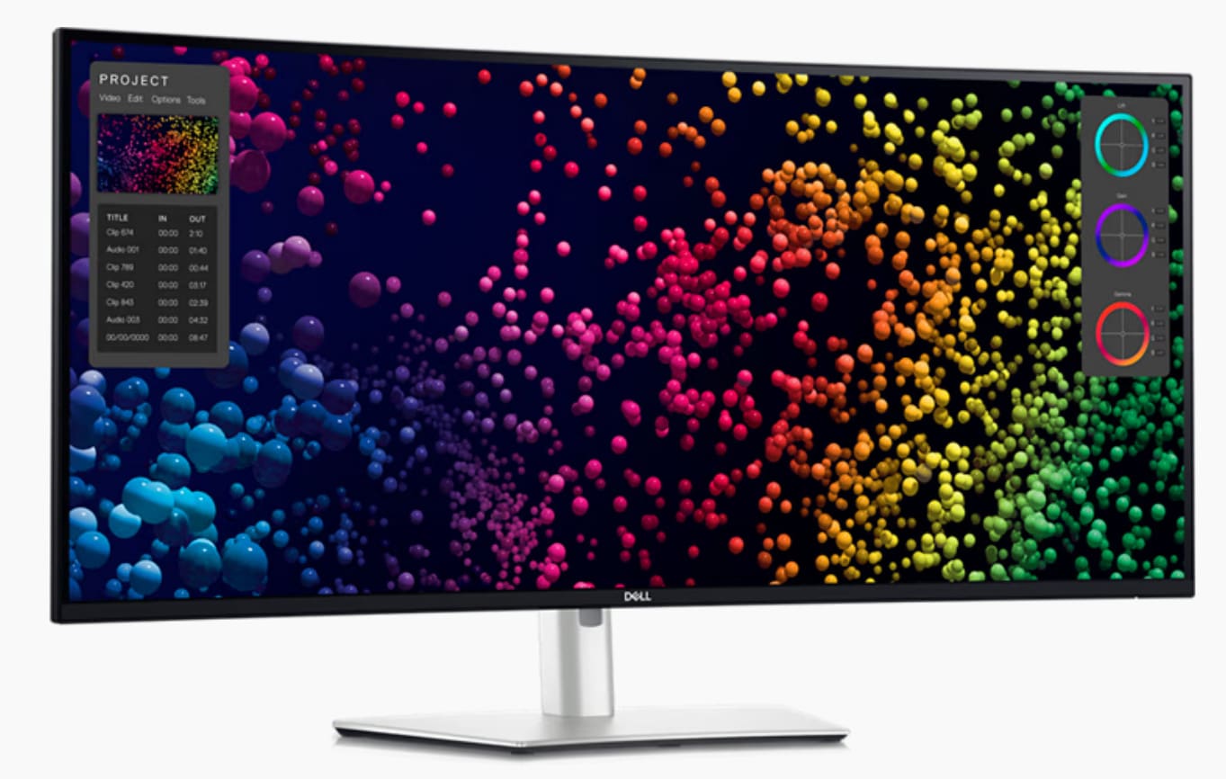 Dell UltraSharp U4025QW 39.7 Zoll 5K (WUHD) IPS Black Curved Thunderbolt Monitor 120 Hz 21:9 DP/HDMI/TB4 PD140W/LAN Docking DELL-U4025QW