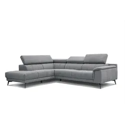 ECKSOFA FIERO 5-Sitzer, grau