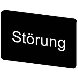 Siemens 3SU1900-0AD16-0AQ0 3SU19000AD160AQ0 Bezeichnungsschild (B x H) 17.5 mm x 27 mm Störung Schwarz 10 St. Piece
