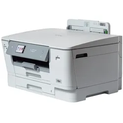 Brother HLJ6010DWG4 inkjet printer up to 35ppm B/W and up to 27ppm color (Tintenpatrone, Farbe), Drucker, Weiss