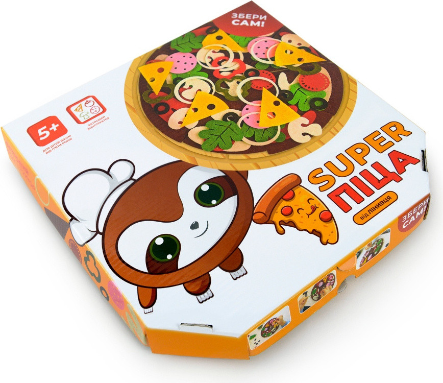 WP Merchandise Super Pizza van de Sloth pluche knuffel 40 cm