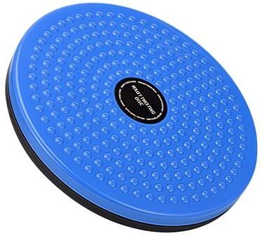 Multisell Products Hub Multifunctional Waist Training Turntable, Portable Aerobic Exercise For Beautiful Legs And Waist Twisting Massage blue b
