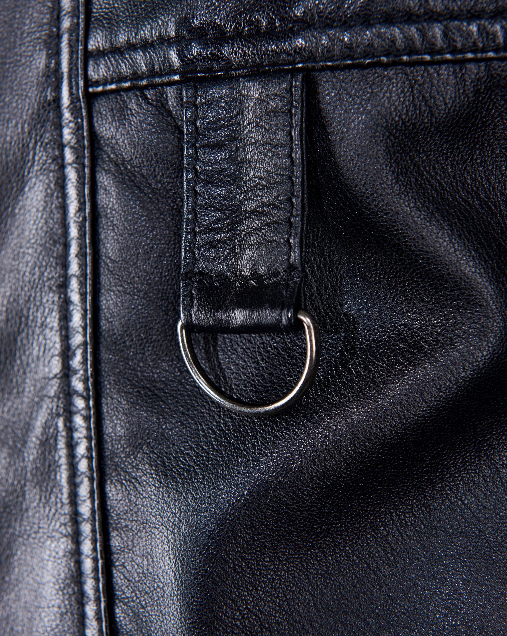 Lederweste JCC "Lederweste BigVest2", Herren, Gr. 54, schwarz, Obermaterial: 100% Lammnappaleder LANA., Westen Lederweste