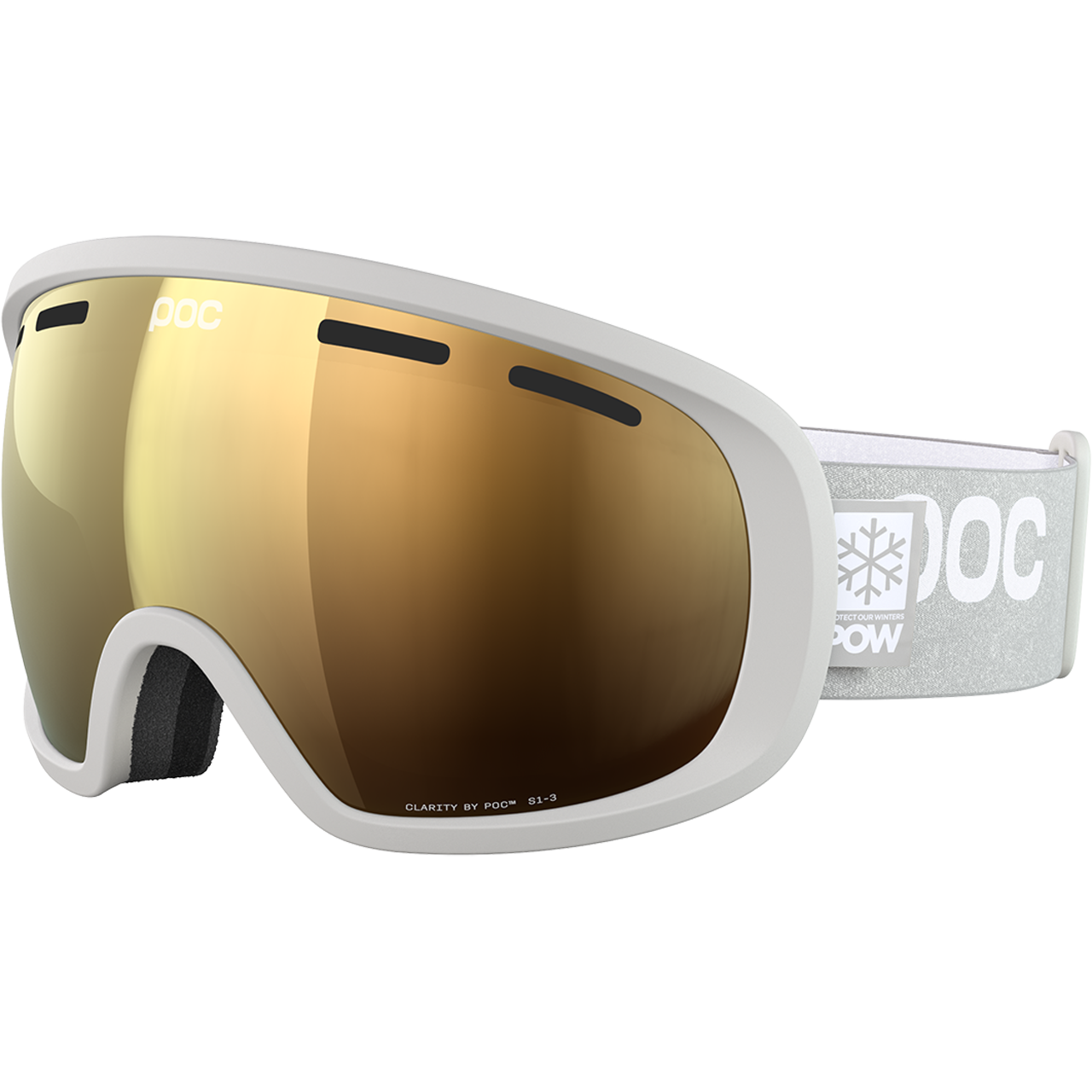 POC Fovea Clarity POW JJ mineral grey/sunny gold