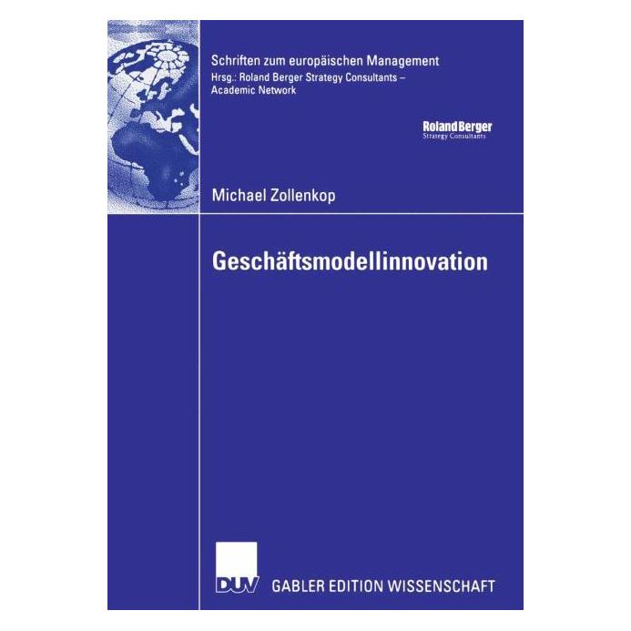 DUV Geschäftsmodellinnovation (Deutsch, Softcover, Michael Zollenkop) (7853650)