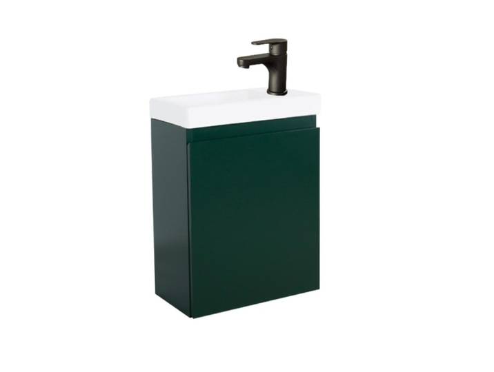 Meuble lave-mains + robinet noir