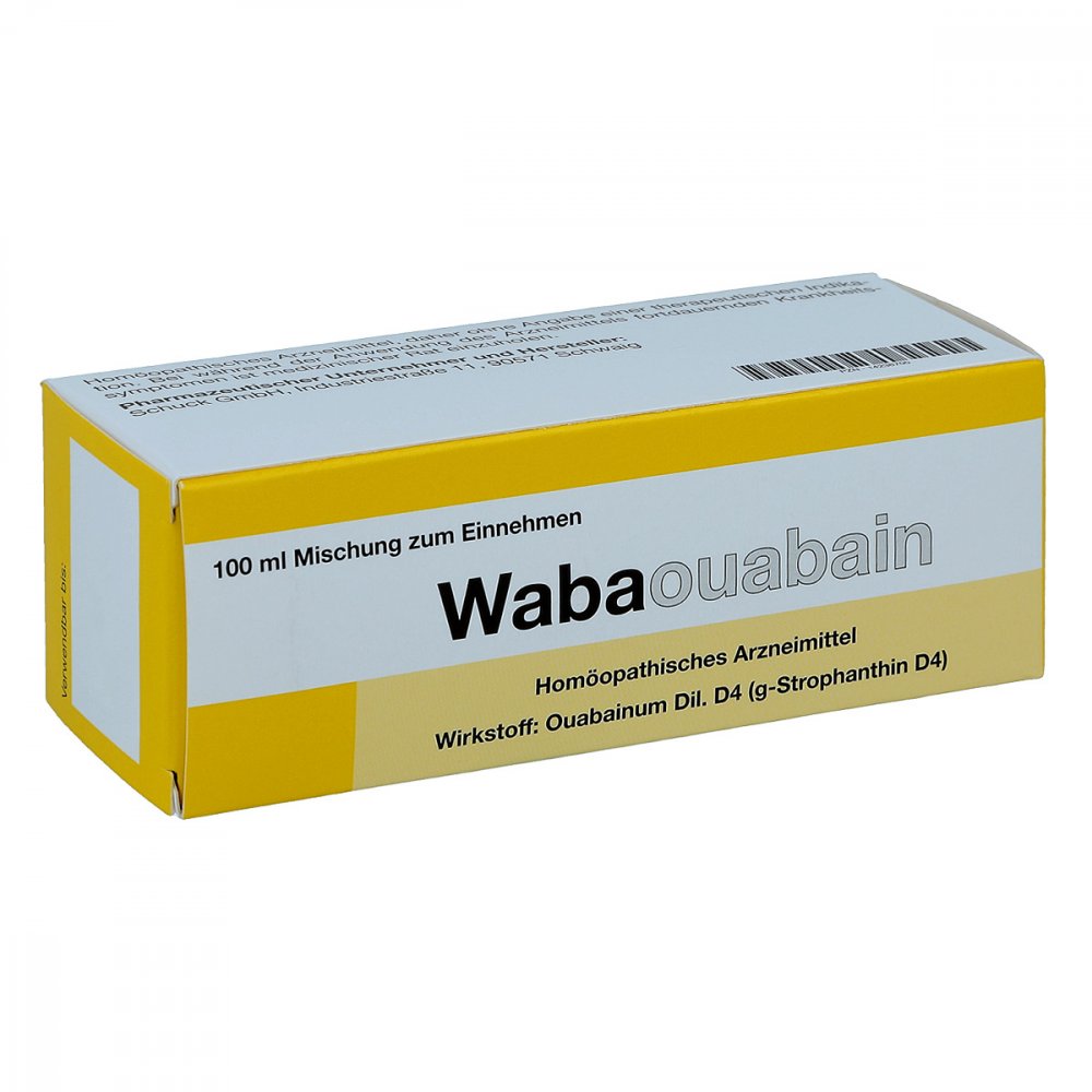 SCHUCK GmbH Arzneimittelfabrik Wabaouabain Mischung 14236700