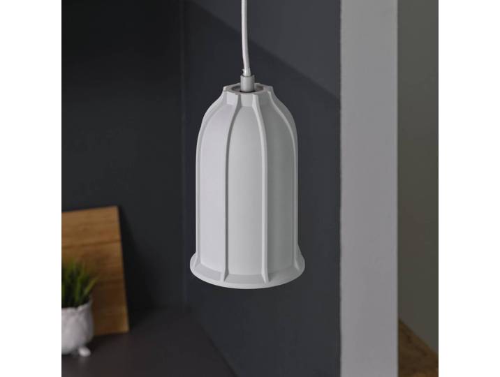 OSRAM Hängelampe CONCRETE SIM, dimmbar, alu / grau / zink, für Wohn- / Esszimmer, Beton, Junges Wohnen, Pendelleuchte