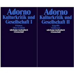 Gesammelte Schriften in 20 Bänden 10. Kulturkritik und Gesellschaft, Fachbücher von Theodor W. Adorno