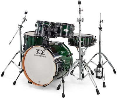 DrumCraft Series 4 Studio Set SGF Sherwood Green Fade