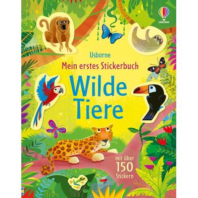 Mein erstes Stickerbuch: Wilde Tiere, Taschenbuch von Holly Bathie, Usborne, 978-1-78941-741-8