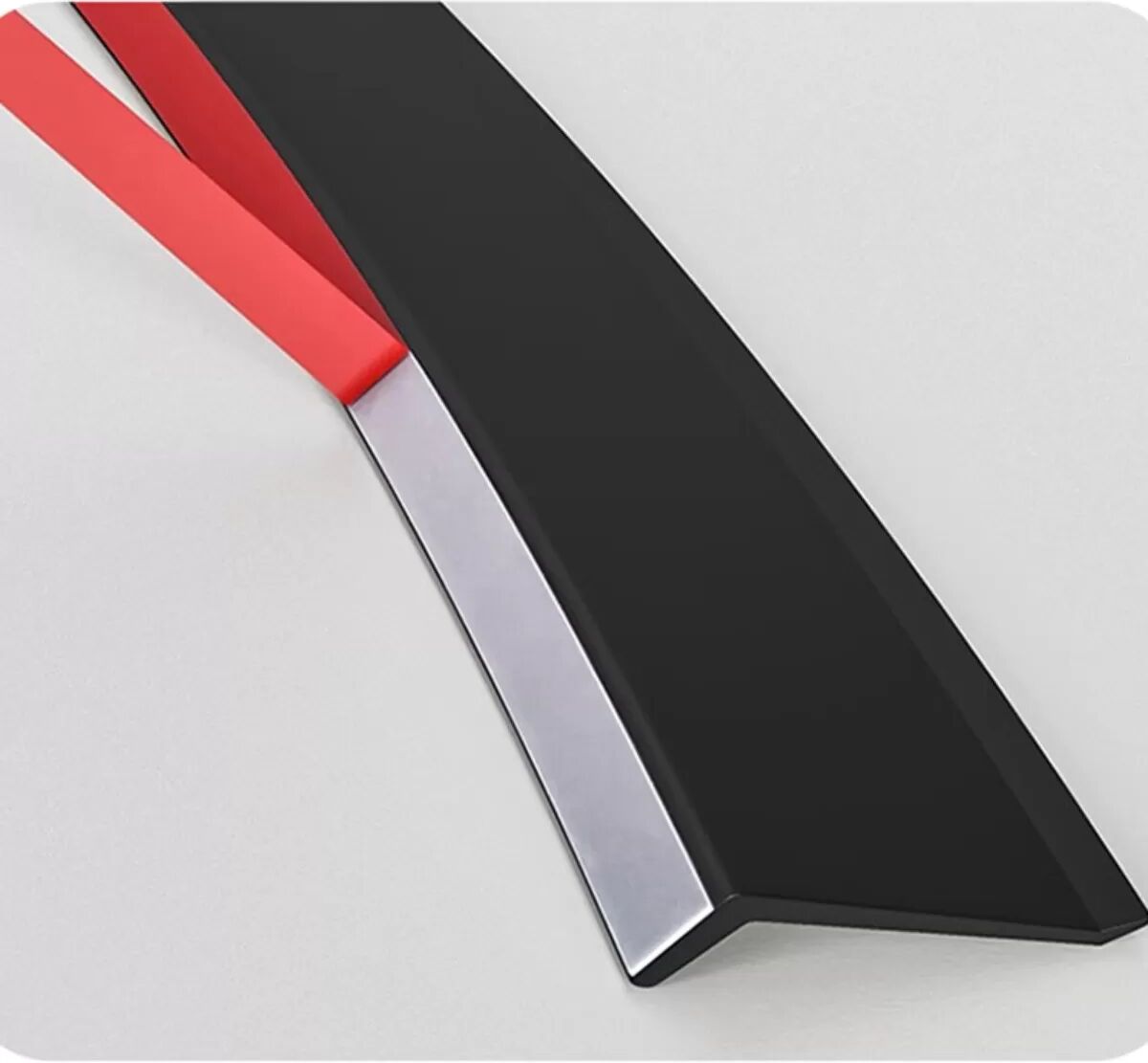 INF Fenster-Wasserbarriere-Streifen — Selbstklebender Gummiregen-Schutz für Dreh- und Schiebefenster, 200cm x 4.3cm, Schwarz
