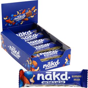Nakd Fruchtriegel Blueberry Delight, ohne Zuckerzusatz, je 35g, 18 Riegel