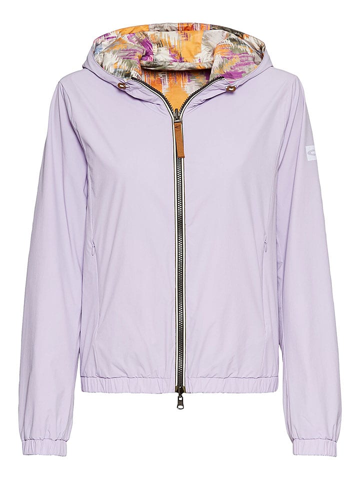 Camel Active Wende-Übergangsjacke in Lila/ Bunt - 36