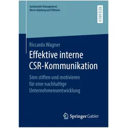 Effektive interne CSR-Kommunikation, Fachbücher von Riccardo Wagner