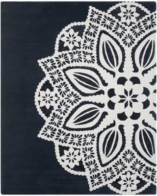 SAFAVIEH Handmade Allure Lucile Modern Floral Wool Rug