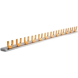 1Phasenschiene Gabel 12-polig 10mm2 PS/G Schiene Sammelschie 63A DV-6268-PSG