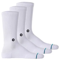 STANCE Unisex Socken 3er Pack - Icon, Logo, Basic, Crew Socken Weiß / 38-42