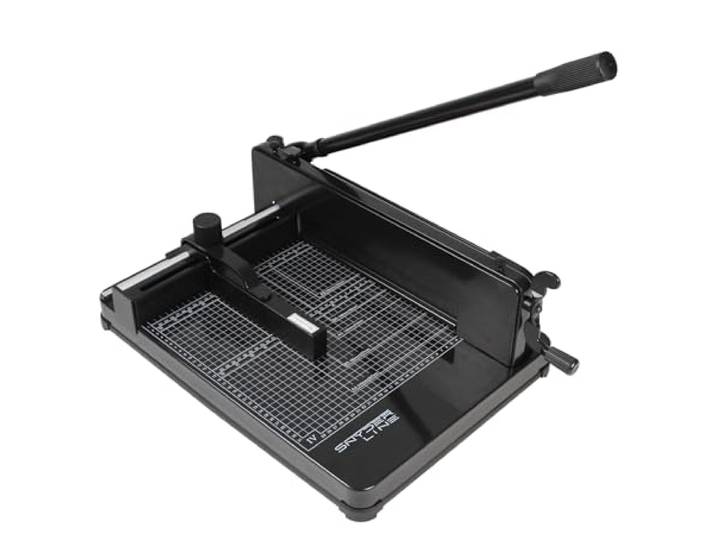 Snyderline® PROFI Stapelschneider A4 bis 400 Blatt, CE, Papier Schneidemaschine + Hebelschneider
