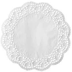 PAPSTAR 100 Tortenspitzen rund Ø 32 cm weiss