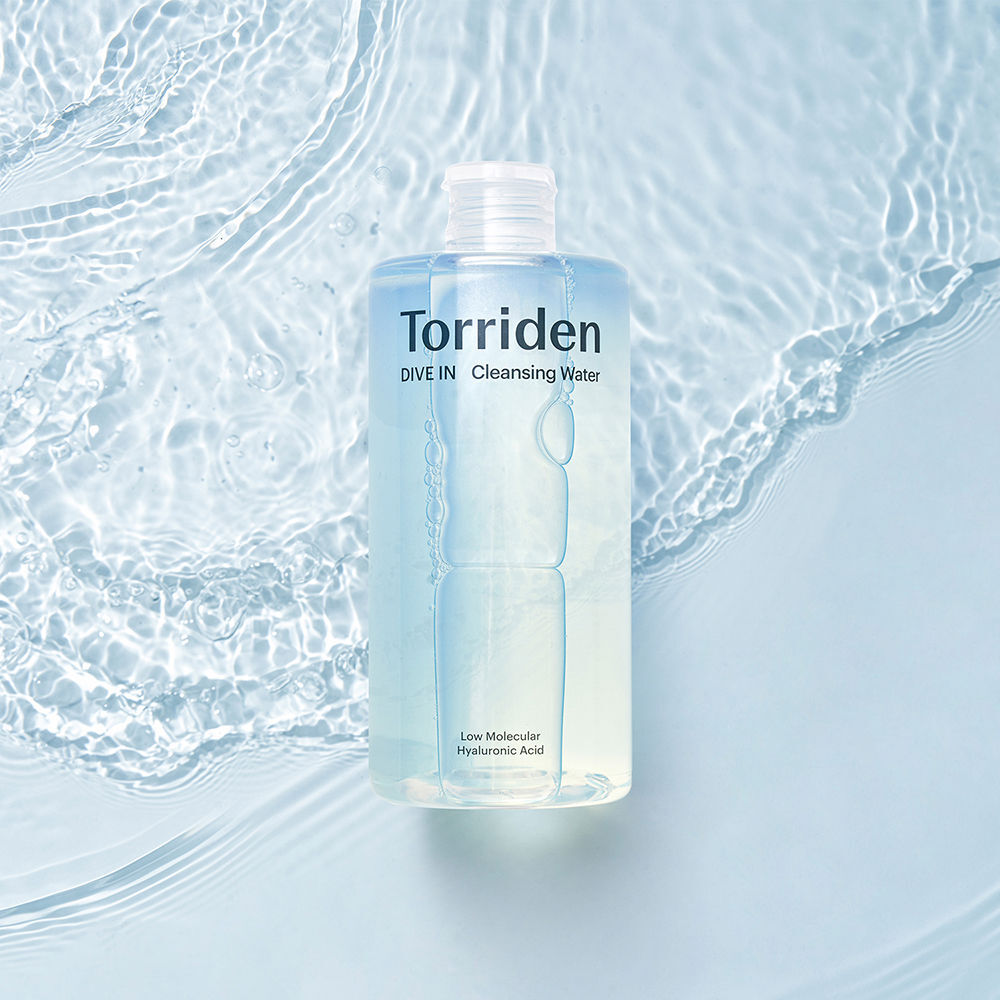 Torriden Água de limpeza com ácido hialurônico de baixo peso molecular DIVE-IN 400 ml