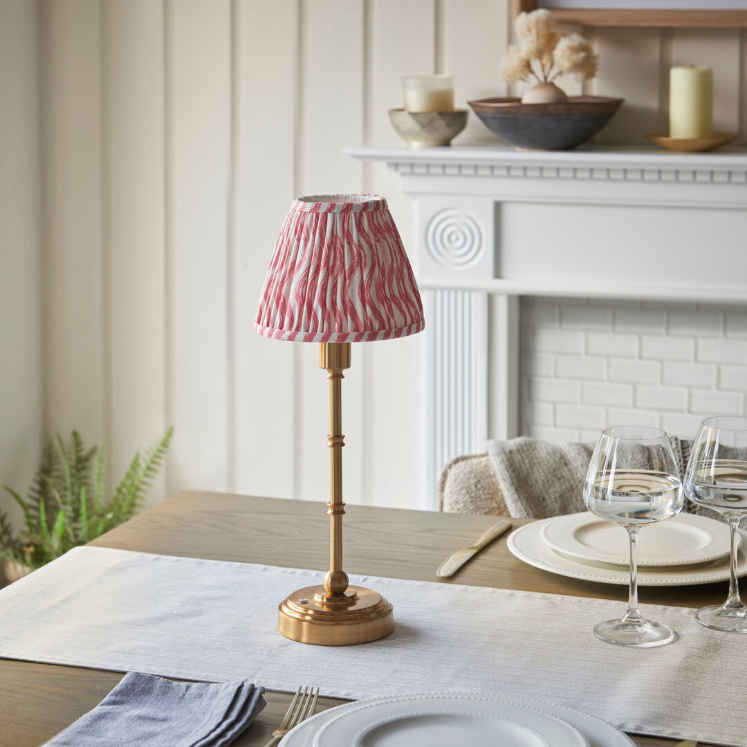 Heritage Hues Burley Rechargeable Standard Coral Pink 39.5cm H X 16cm W X 16cm D