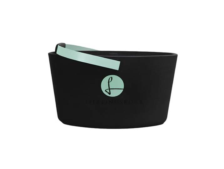 LIEBLINGSKORB Original Black Pastell Malve - ultraleichter, kippsicherer & formstabiler Einkaufskorb OHNE Deckel - Made in Germany - thermoisolierend & abwaschbar - ideal für Picknick & unterwegs