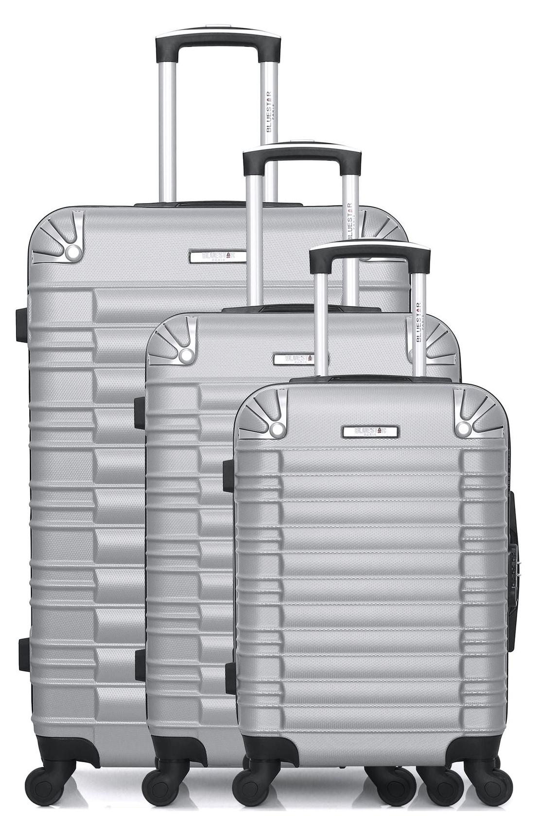 BLUESTAR - 3er-Set LIMA-Koffer, 75 cm, 4 Rollen