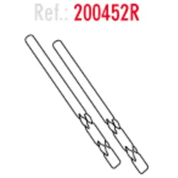 SHAD ATV80 Scharnierachse