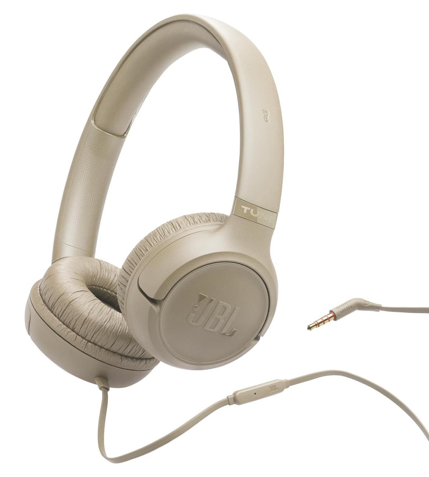 JBL Tune 530 Bedrade On-Ear Koptelefoon met Microfoon - Beige