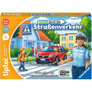 tiptoi Lernspiel 00173, Sicher durch den Straßenverkehr, ab 5 Jahre, 1-4 Spieler