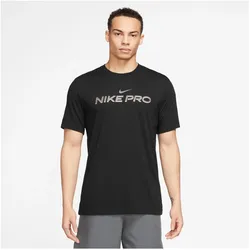 Nike, Herren, Sportshirt, M NK Dri-Fit Tee DB Pro (XL), Schwarz